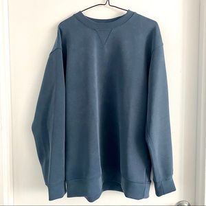 Lululemon All Yours Crew Sandwash iron blue